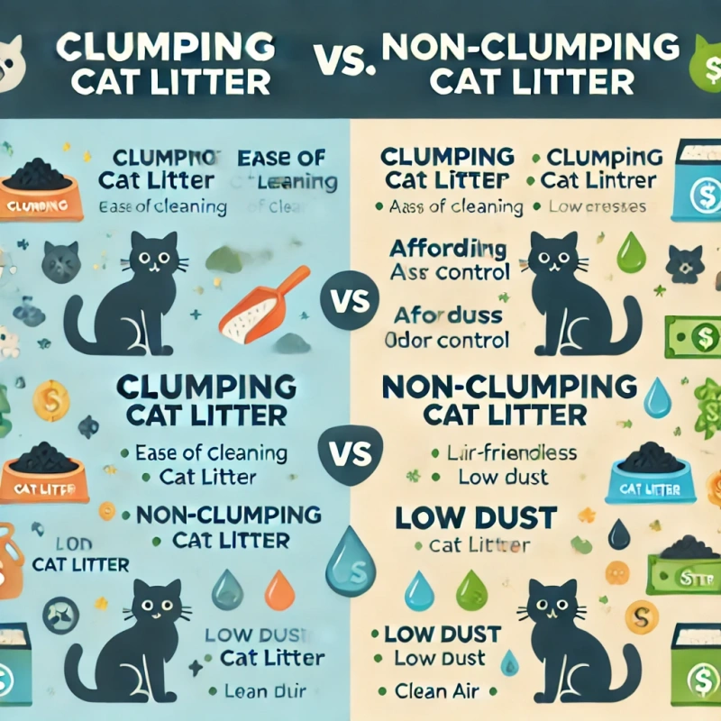 Clumping vs. Non-Clumping Cat Litter: A Comprehensive Comparison